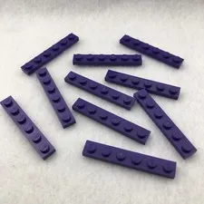 LEGO 3666 Dark Purple Plate 1 x 6 (x10)