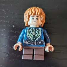 LEGO Minifigure Bilbo Baggins - Dark Blue Coat Item No: lor093
