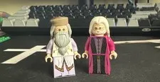LEGO Minifigure Lot of 2 - Dumbledore Figures Plastic