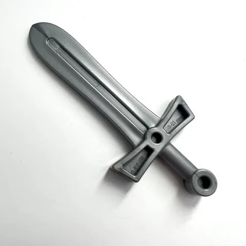 Lego Duplo 10577 10568 10569 Flat Silver Utensil Sword Broadsword Castle 16600