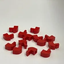 Lego 6091 32807 Red Replacement Part Piece Lot of 14