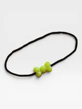 Barbie LOL OMG Doll Black Green Neon Bow Necklace Skipper Stacie Chelsea Bratz