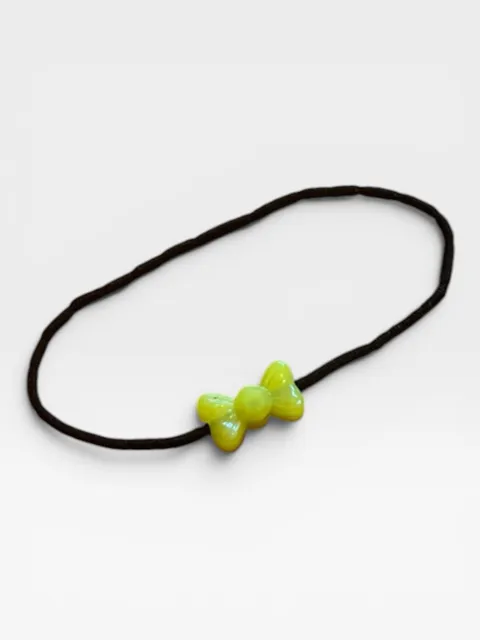 Barbie LOL OMG Doll Black Green Neon Bow Necklace Skipper Stacie Chelsea Bratz