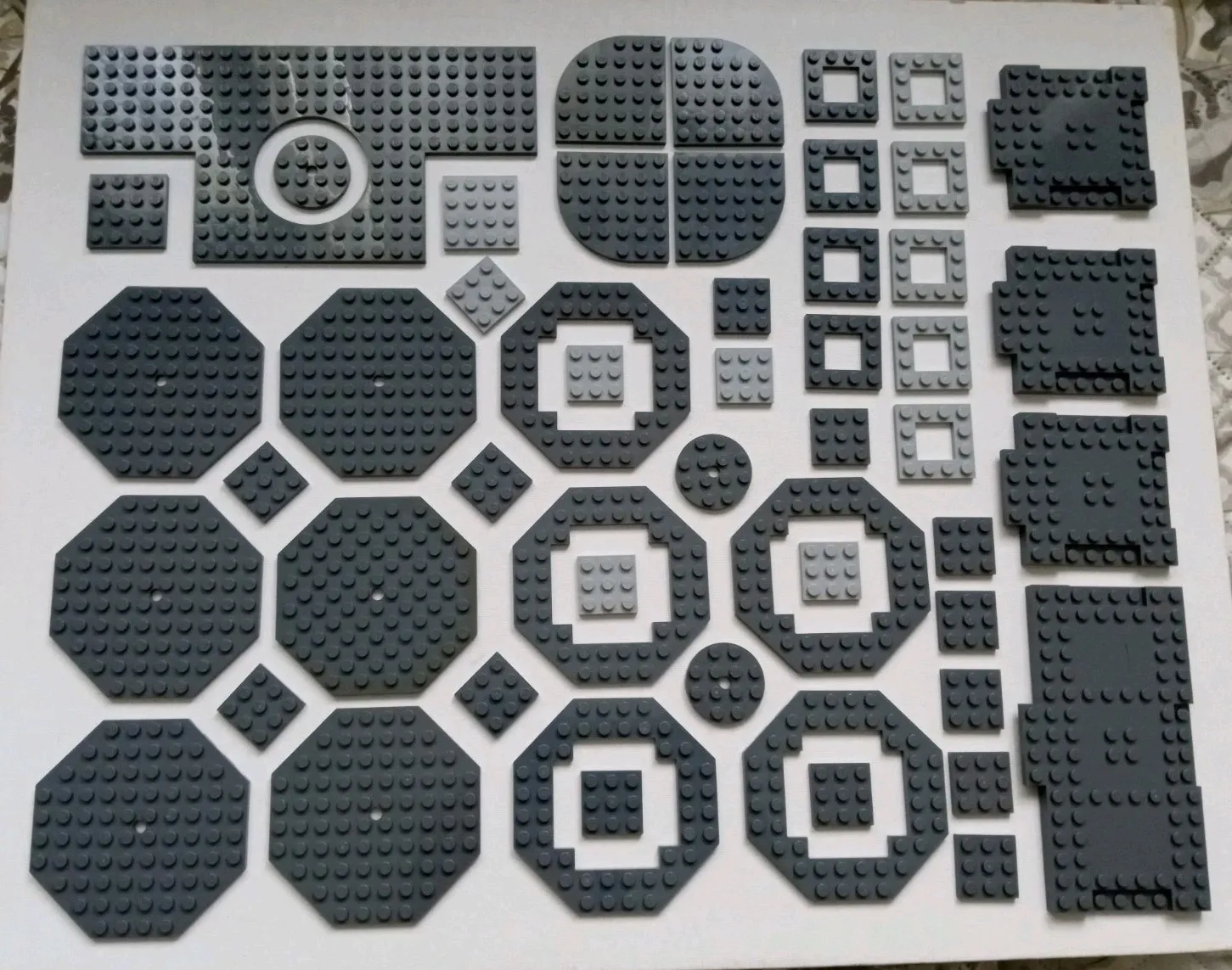 Lego Specialty Pieces Plates Hexagon Square Round Assorted Aircraft City