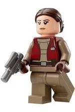 LEGO Star Wars Padme Amidala Minifigure SW1303 Coruscant Guard Gunship 75354