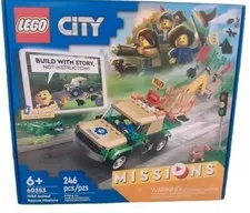 LEGO CITY Missions Wild Animal Rescue Missions Set 60353 New Sealed