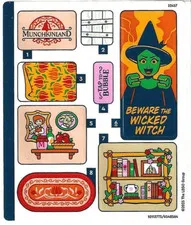 LEGO STICKER SHEET 75690 GLINDA & ELEPHABA VISIT MUNCHKINLAND from set New