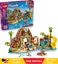 LEGO Friends Family Vacation Beach Resort Pretend Play Building Toy - Adventure 