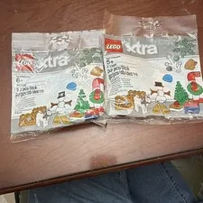 LEGO Xtra 40368 Polybag Multicolor 32 Pieces 6+ Lot of 2 Packs