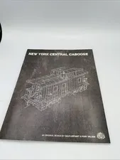Brick Mania BKM6006 New York Central Caboose 1/48 Scale Railroad Caboose Manual