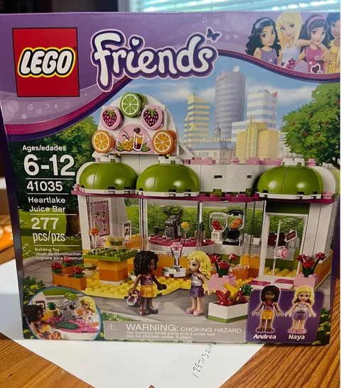 NEW Lego Friends HEARTLAKE JUICE BAR Set #41035 Andrea & Naya Brand New Sealed