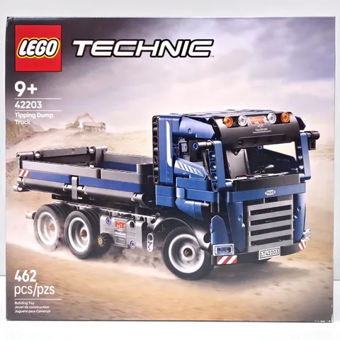 LEGO Technic Tipping Dump Truck Building Toy 42203 - Construction Toy for Kids