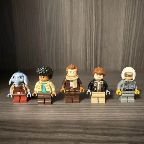 LEGO Star Wars: Skeleton Crew 5 Mini Figures Lot Excellent Condition From 75374