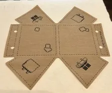 Lego 61880 Dark tan cloth tent from 7624