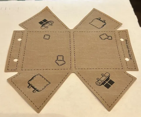Lego 61880 Dark tan cloth tent from 7624