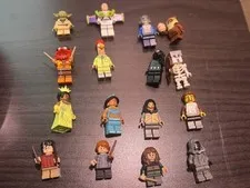 LEGO Minifigure Lot 16 Random Star Wars, Harry Potter, Muppets,Toy Story Figures
