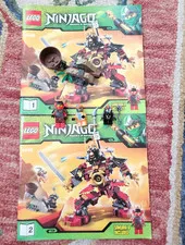 LEGO NINJAGO 9448 Samurai Mech Masters of Spinjitzu Complete Set w/ Minifigs