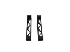 2 Lego® 9V 12V TRAIN Railway Cargo Stilt Pillar Stanchion BLACK