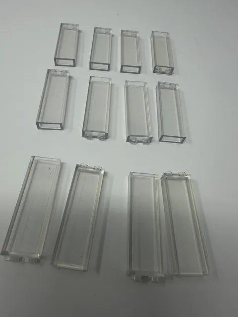LEGO  Trans Clear Brick 1X2X5 #35274. Lot Of 12