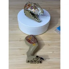 LEGO Jurassic World Indominus Rex Replacement Parts Head and Left Leg Green