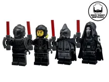 LEGO Star Wars BrickDaddy BDM Custom Inquisitor Minifigure Lot of 4 Underworld