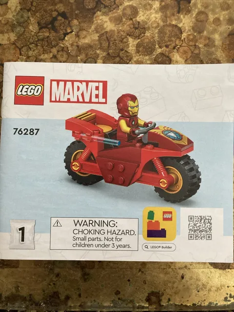 Manual For Lego Marvel 76287. Booklet 1   Only Booklet Included Free Shipping!
