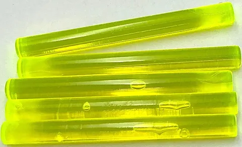 Lego 5 New Trans-Yellow Bars 4L Lightsaber Blade / Wand Parts