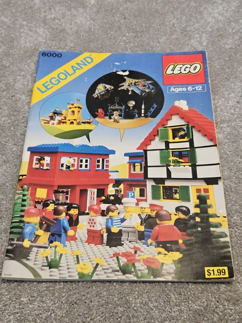 Vintage 1980 LEGO Legoland 6000 Idea Book Catalog Booklet WITH THE STICKERS 