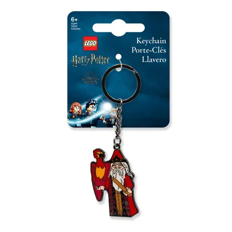 LEGO Harry Potter Albus Dumbledore Enamel Keychain