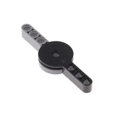 1x LEGO Technic Liftarm Pin Joint New Dark Gray Black Rotation 44224 44225