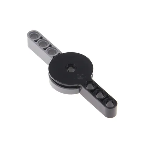 1x LEGO Technic Liftarm Pin Joint New Dark Gray Black Rotation 44224 44225