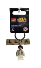 Princess Leia LEGO Star Wars Keychain Hoth Outfit 850997 RETIRED 2014 New