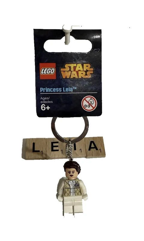 Princess Leia LEGO Star Wars Keychain Hoth Outfit 850997 RETIRED 2014 New
