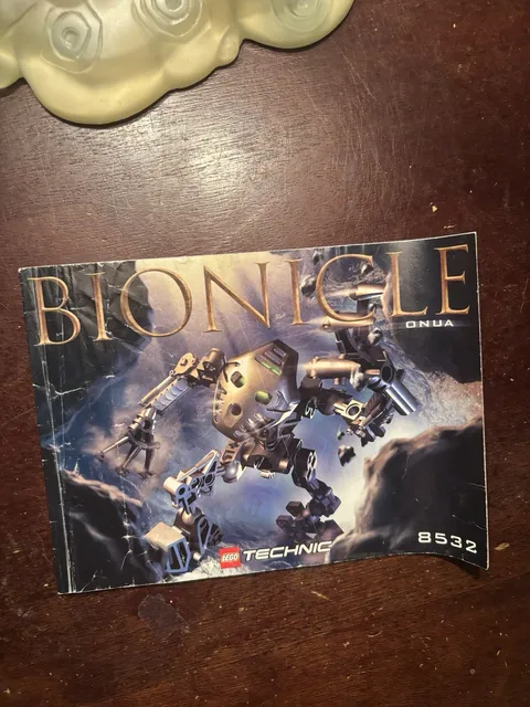 LEGO BIONICLE Onua 8532 Illustrated English Instruction Manual Booklet
