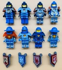 (8) LEGO Next Knights Minifigure Parts And Pieces Lot Shields And Armor