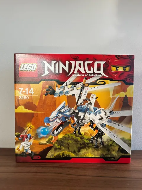 Lego Ninjago 2260 ice dragon attack FLAWLESS BOX - EU buyers read description!