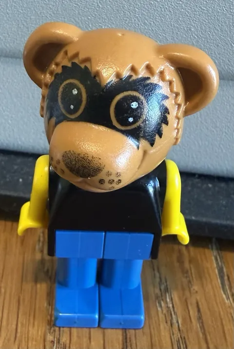 RICKY RACCOON 1979 Vintage Rare LEGO Fabuland Figure Excellent++ Condition