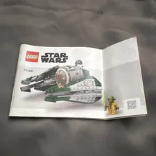 LEGO Star Wars 75360 Yoda's Jedi Starfighter Illustrated Manual Booklet 2024