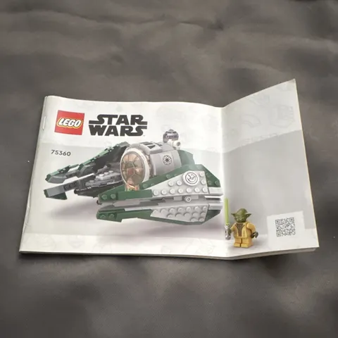 LEGO Star Wars 75360 Yoda's Jedi Starfighter Illustrated Manual Booklet 2024