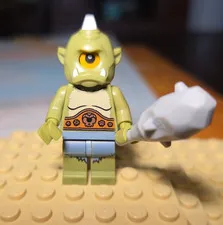 Lego Mini Figure Series 9 One Eyed Ogre . Two Faced With Club. Mint