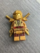 Lego Ninjago Minifigure NJO024 Kai Golden Power NOT ORIGINAL HEAD SEE PHOTOS
