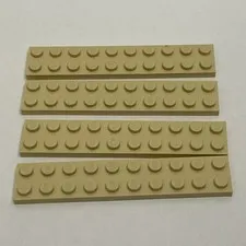 Lego 3832 Beige Replacement Parts Pieces Lot of 4