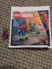 lot Lego Minifigure Marvel Green Goblin retired  SH0271 + Spiderman 30725 Set