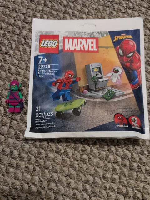 lot Lego Minifigure Marvel Green Goblin retired  SH0271 + Spiderman 30725 Set