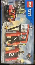 LEGO City Fire Station with Fire Truck Toy  60414 - SEALED BOX 