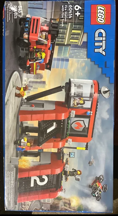 LEGO City Fire Station with Fire Truck Toy  60414 - SEALED BOX 