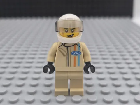 LEGO FORD GT HERITAGE EDITION DRIVER MINIFIG from set 76905 minifigure sc092