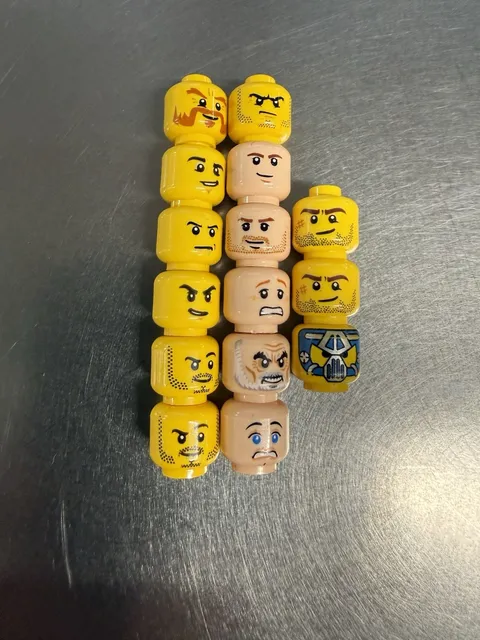 Lego Parts Lot Minifigure Head Lot Of 15 Star Wars Castle 