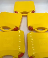 NEW LEGO Plastic Carrying Case With Latches And Dividers 11” X 9” Set Of 5