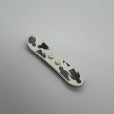 LEGO Snowboard White Black Figures w/Red Eyes Part 46203 Grey Bottom 2002
